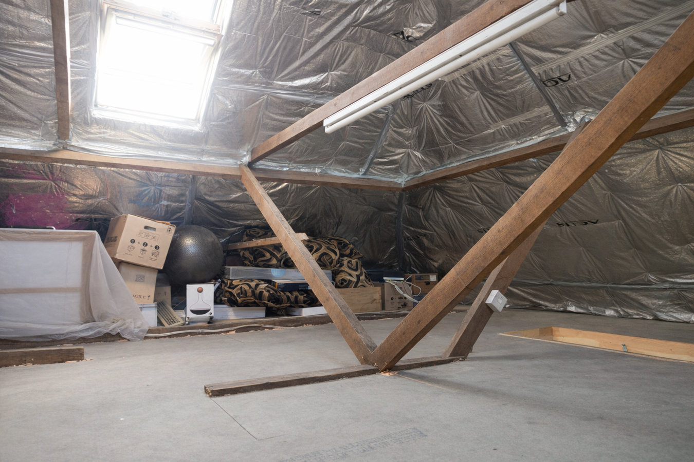 Attic insulation